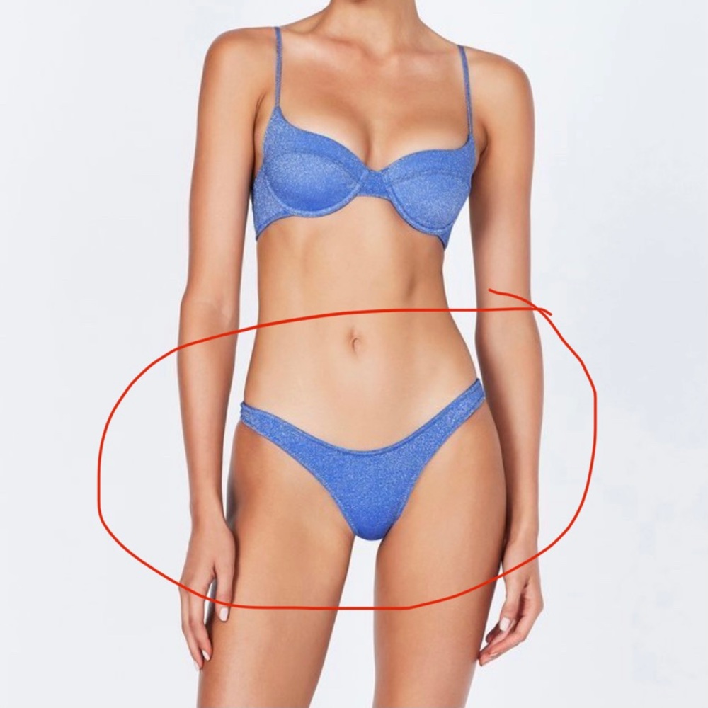 Triangl Romy Marina Sparkle bottoms NWT